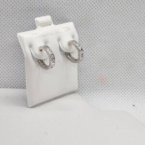Brand New Sterling Silver 925 Cubic zirconia stones Earrings